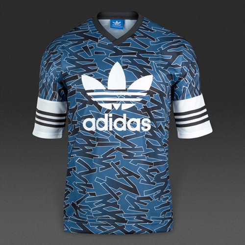 Adidas Originals Shatter Stripe AOP Jersey AOP / Blue for Men
